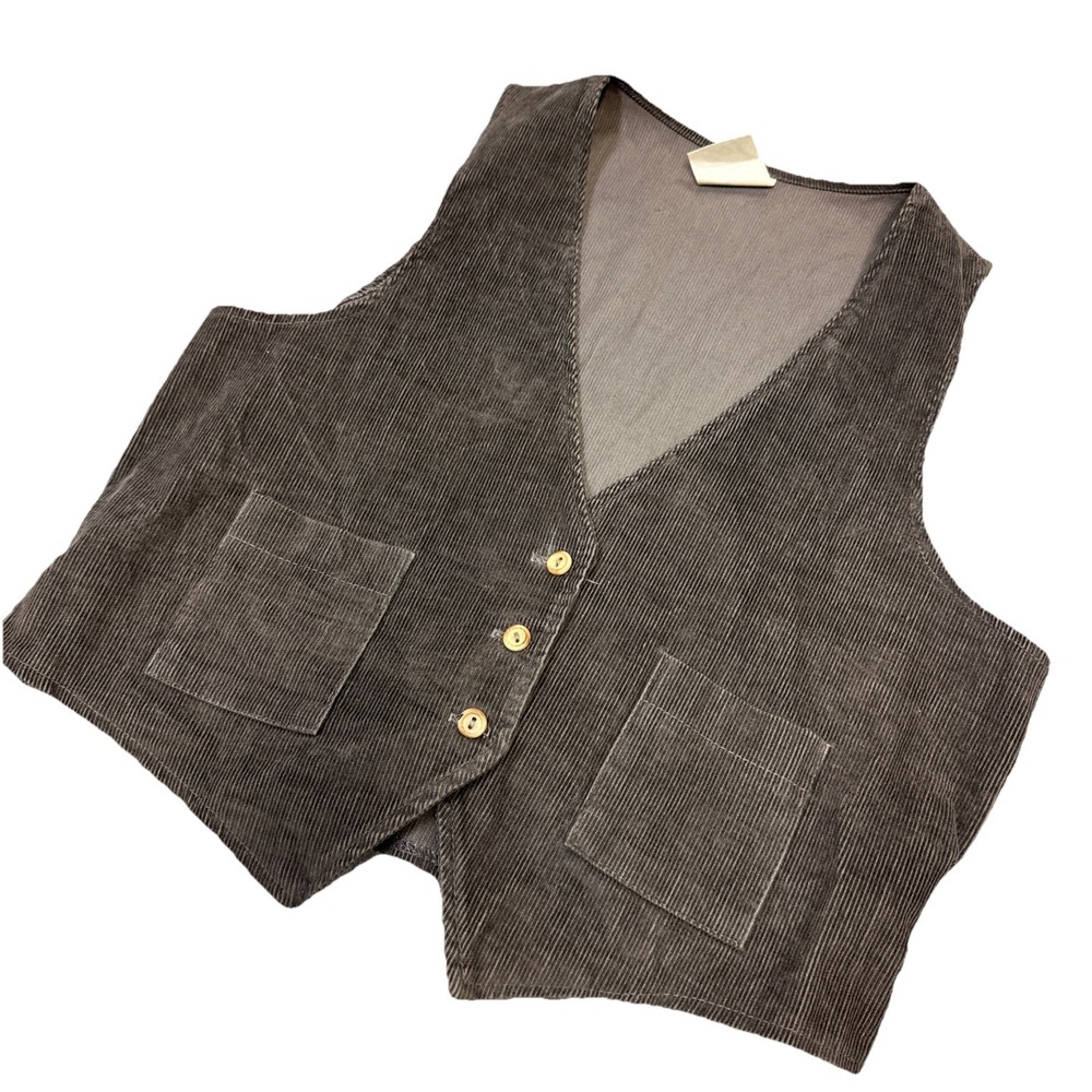 Byer Too Vest Women's M Boho Hippie Concert Festival Corduroy Country Western